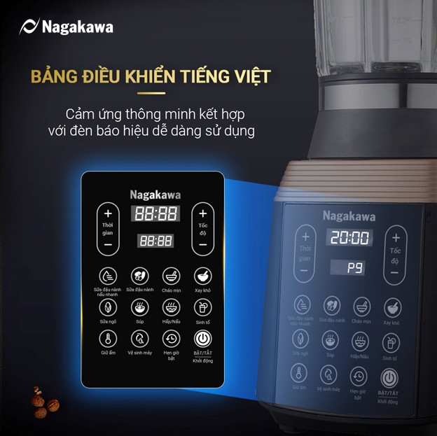 Máy làm sữa hạt đa năng NAG0815