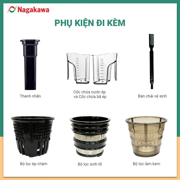 Máy ép chậm NAG0817