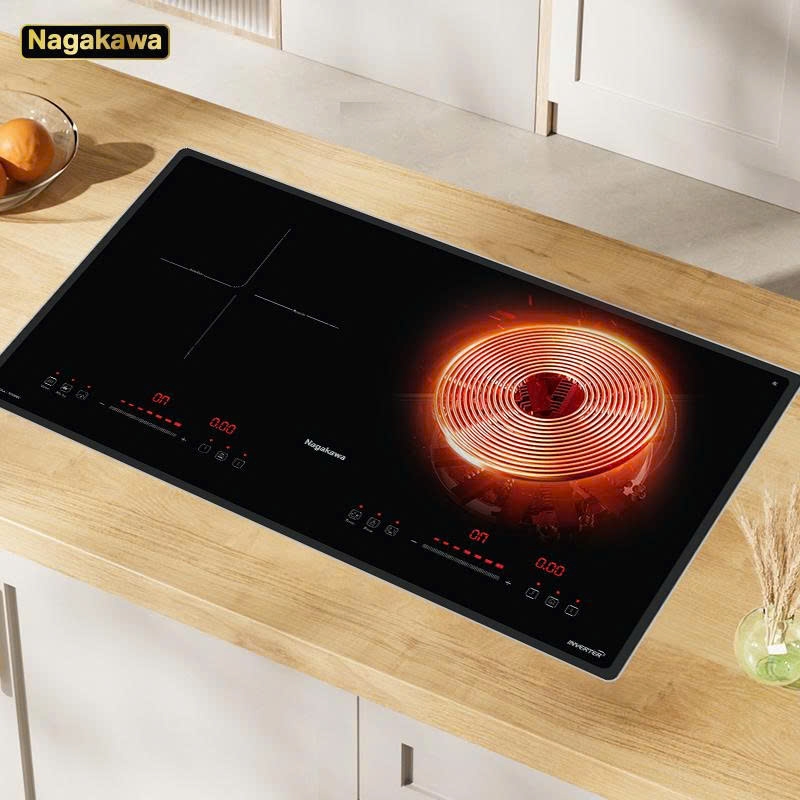 Bếp đôi 1 điện từ 1 hồng ngoại Nagakawa NII8996