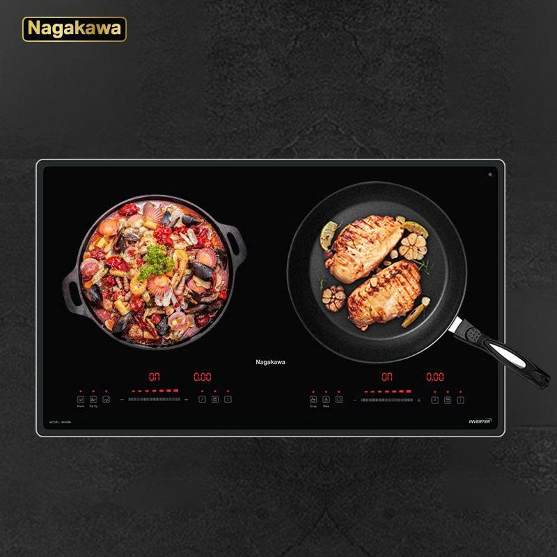 Bếp đôi 1 điện từ 1 hồng ngoại Nagakawa NII8996