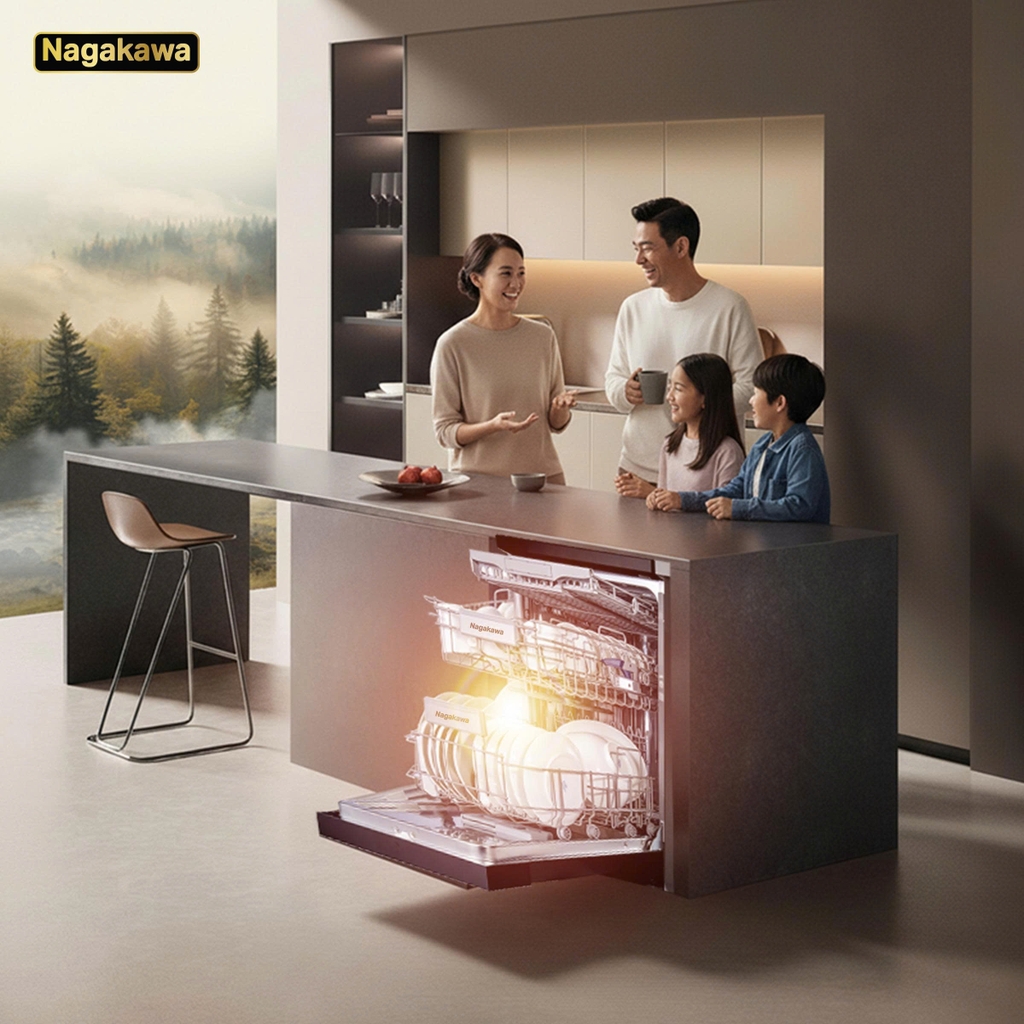 Máy rửa bát Nagakawa NMD9818