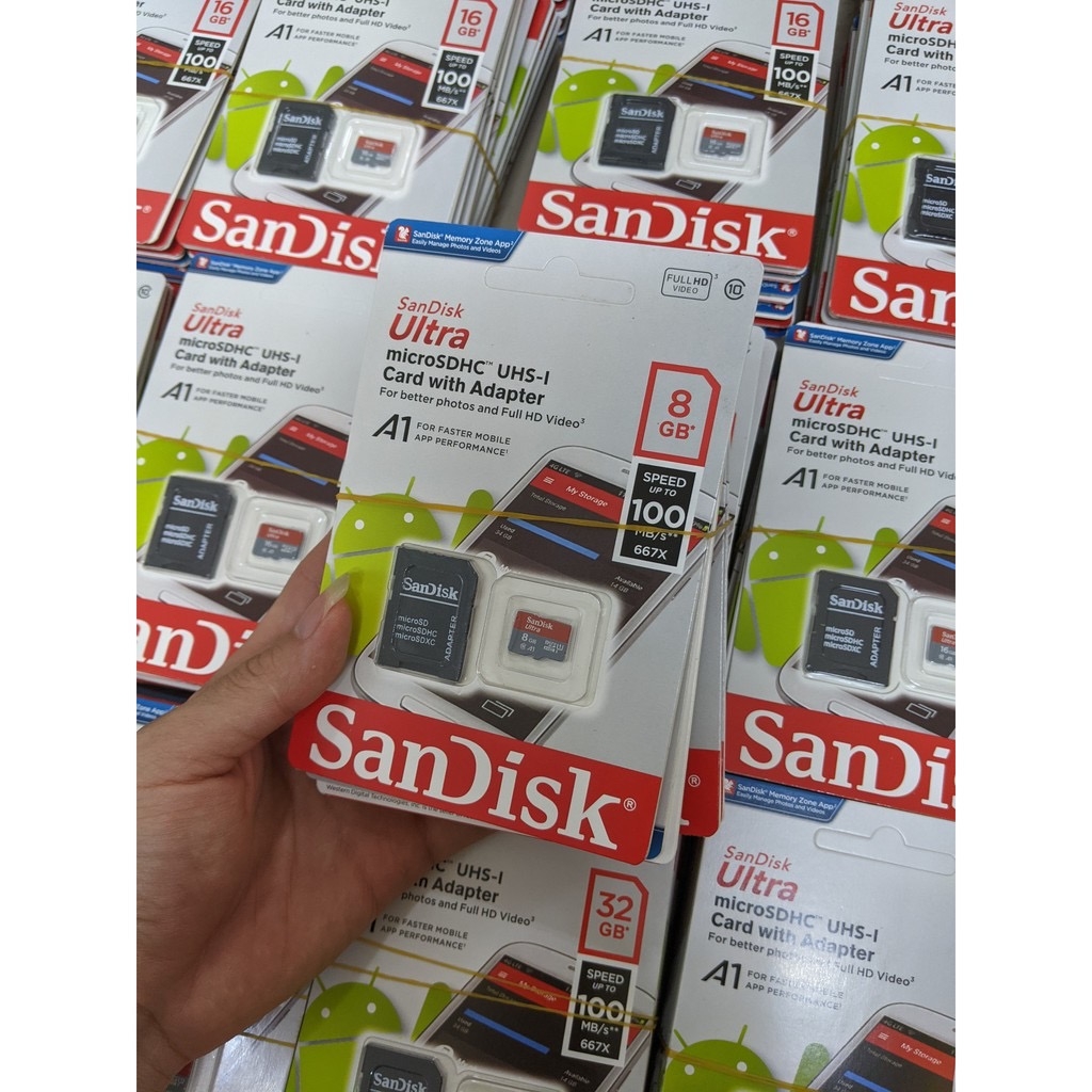 Thẻ nhớ SD Card kèm Adapter 32Gb chính hãng