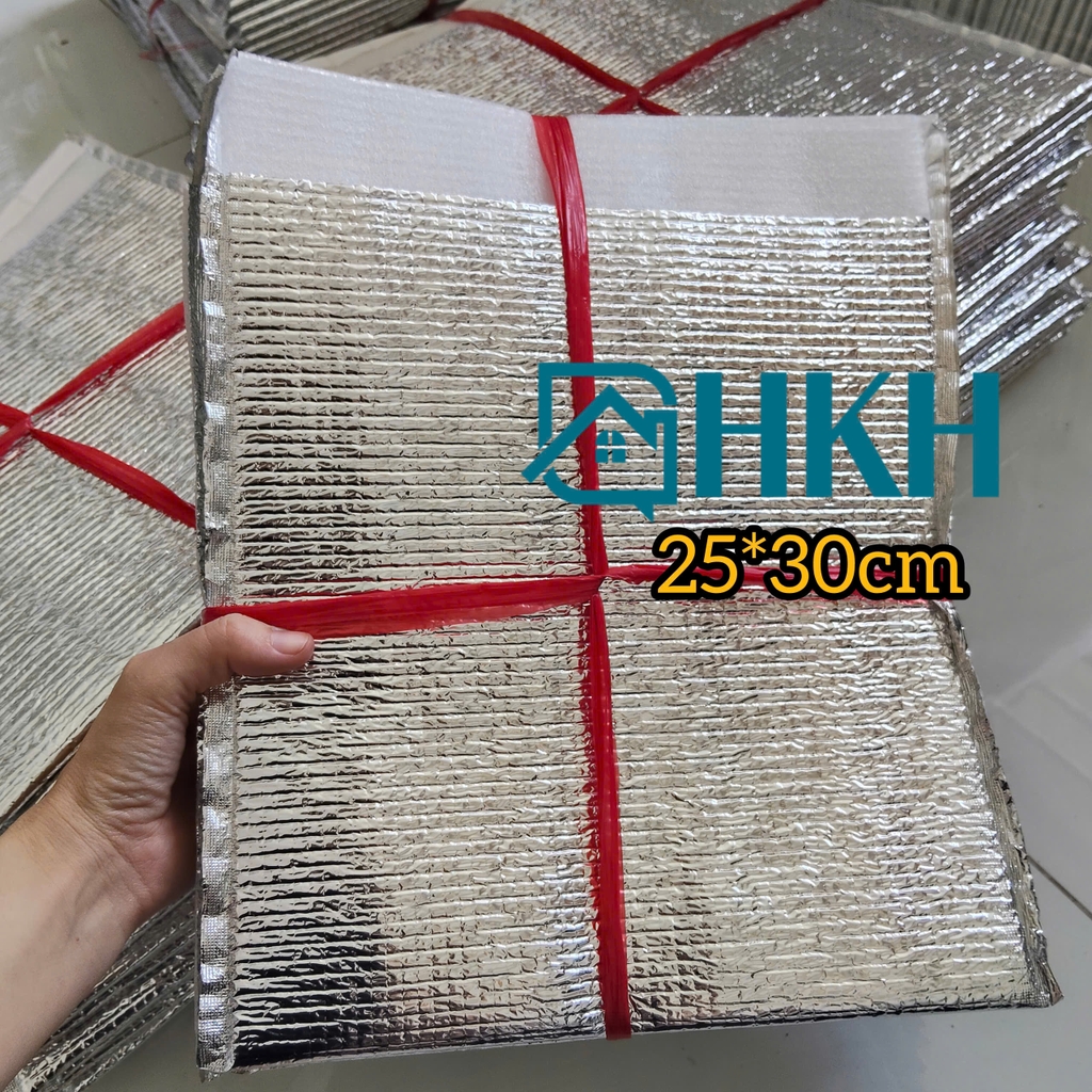 Túi Xốp Bạc Giữ Nhiệt Niêm Phong, Túi Giữ Nhiệt, Chống Sốc, Giữ Lạnh Thực Phẩm - ĐỘ DÀY 3MM