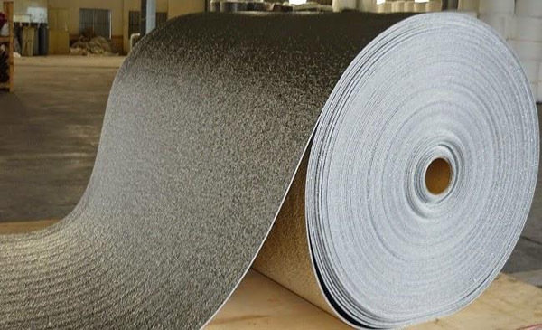 Cuộn xốp cách nhiệt 5mm, cách âm - Tấm xốp bạc chống nóng - Xốp PE tráng bạc (1mx50m)