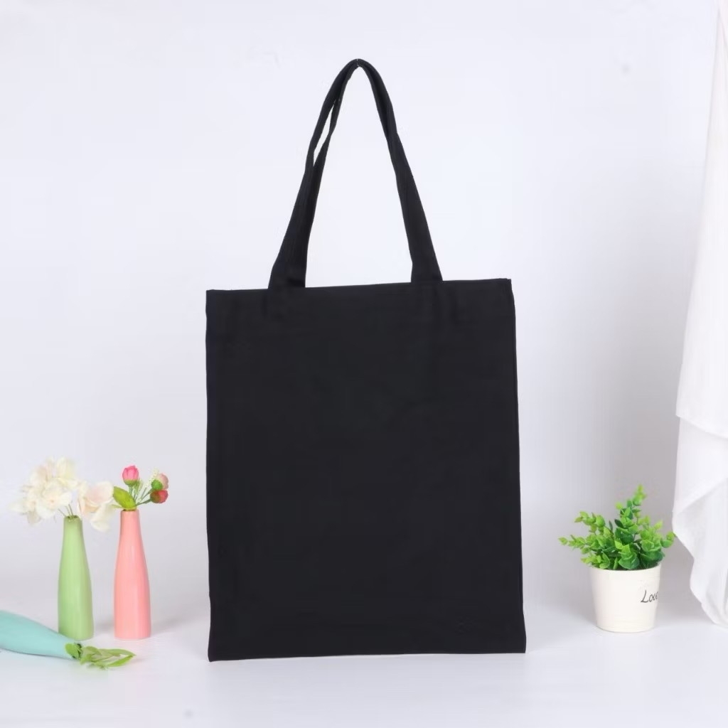 Túi Tote vải Canvas có khóa kéo và ngăn phụ giá rẻ