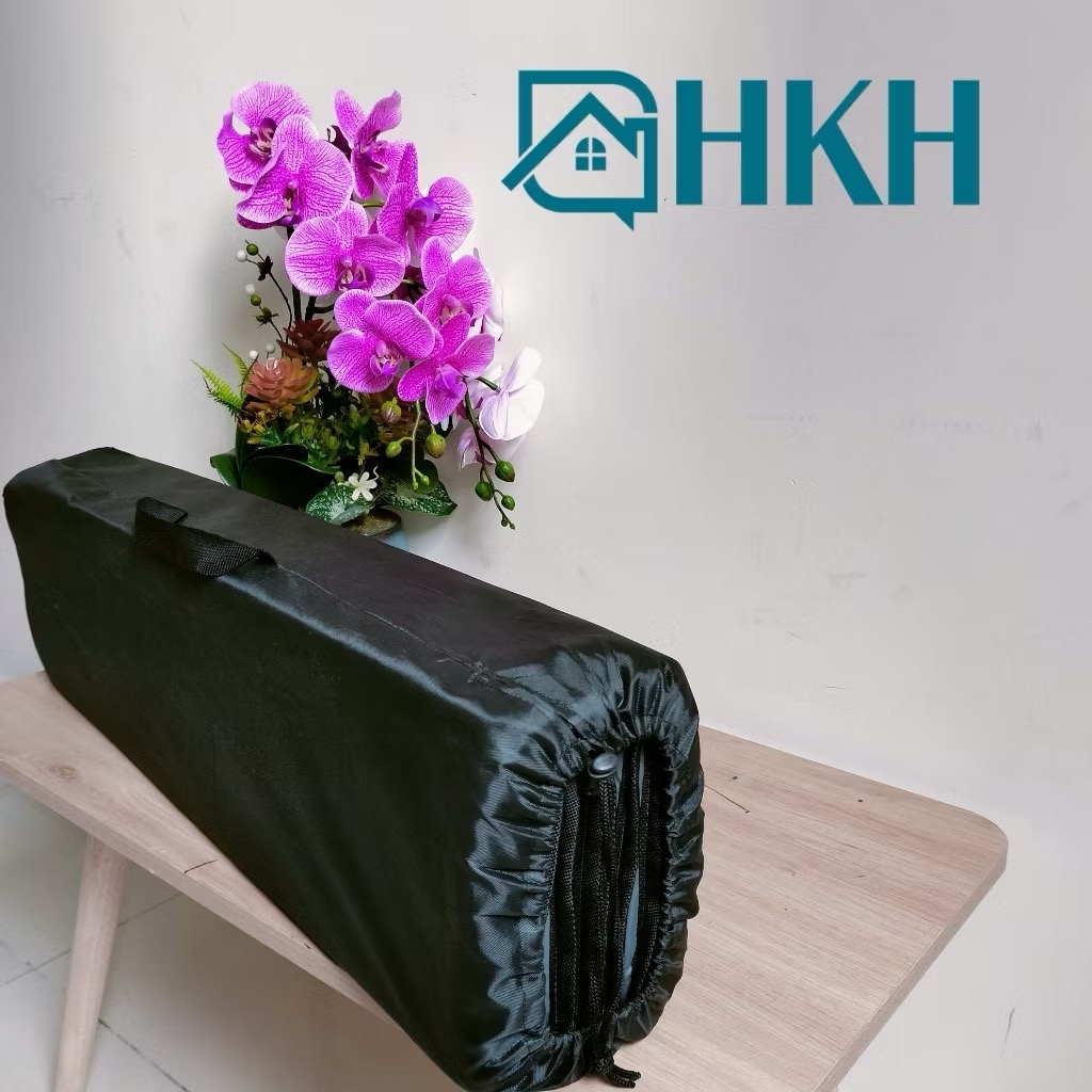 Thảm ngủ văn phòng, Đệm văn phòng gấp gọn có túi đựng dây rút, Thảm du lịch không thấm nước, KT 70x200cm, dày 10mm