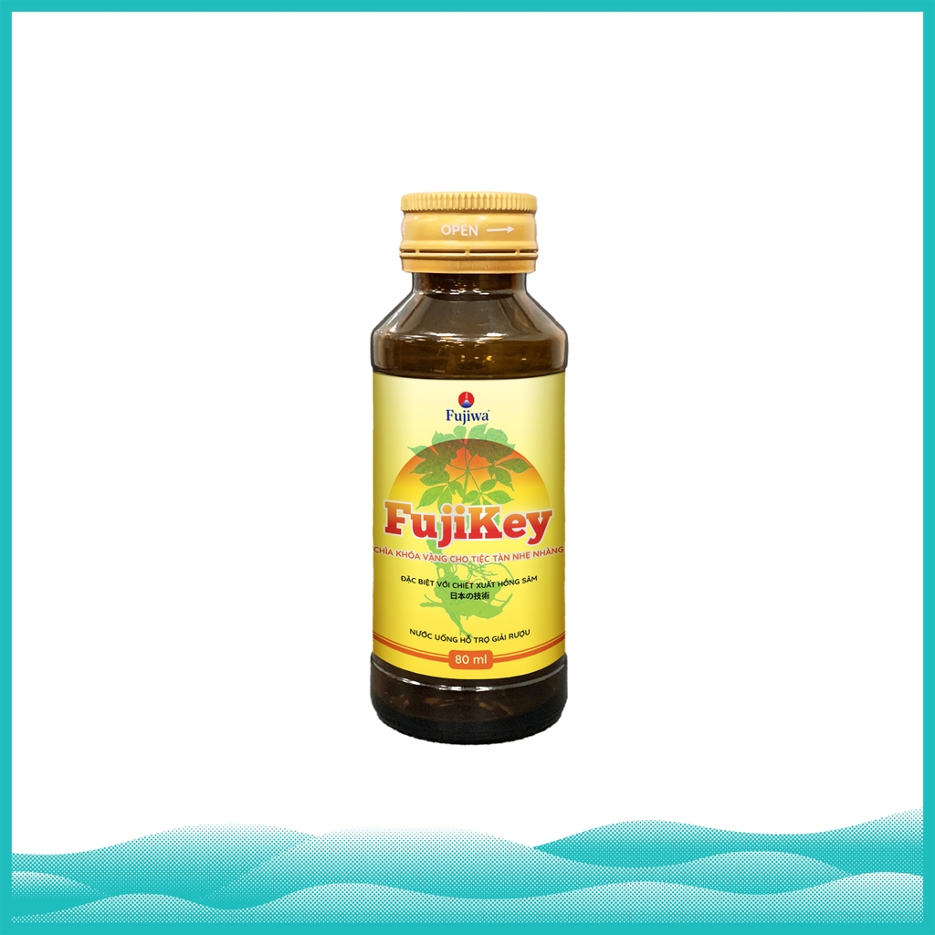 Nước Giải Rượu Fujikey - Hộp 10 Chai