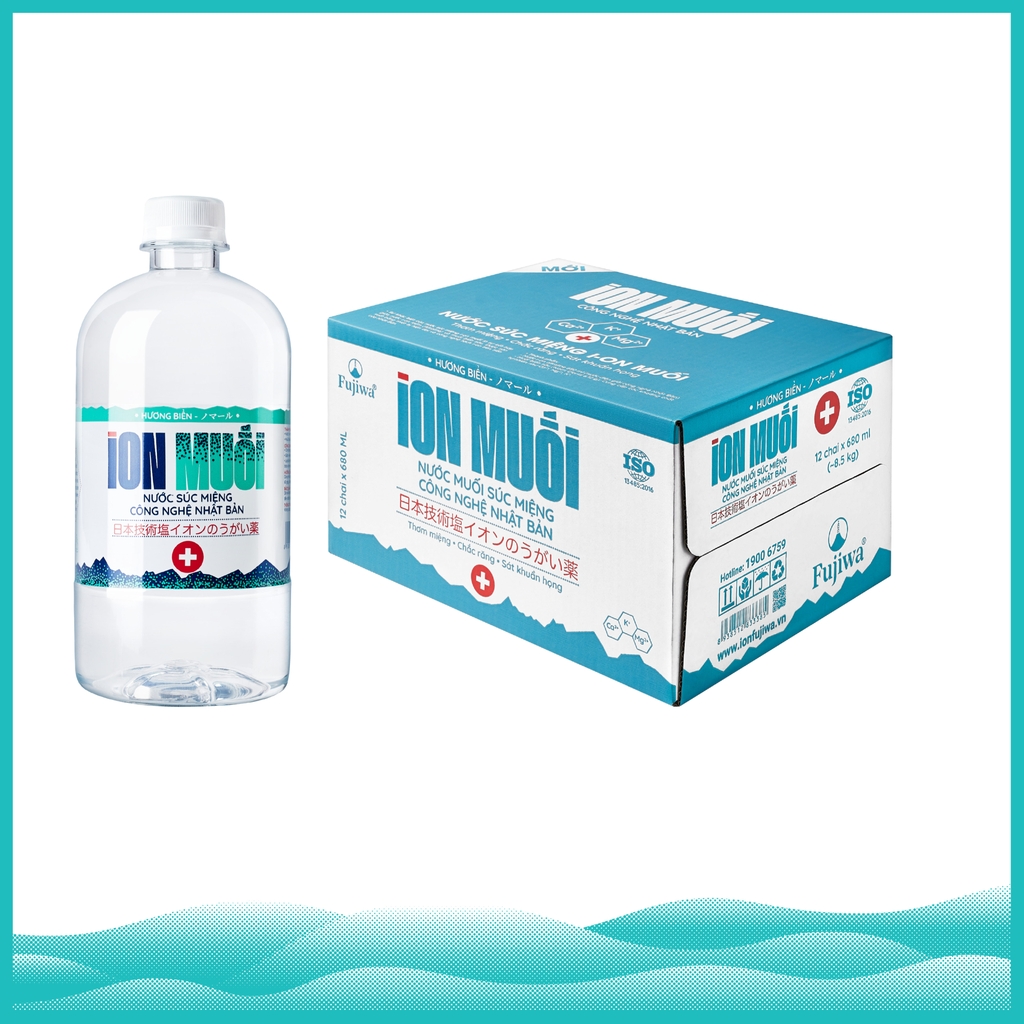 Nước Súc Miệng I-ON Muối - Thùng 12 Chai