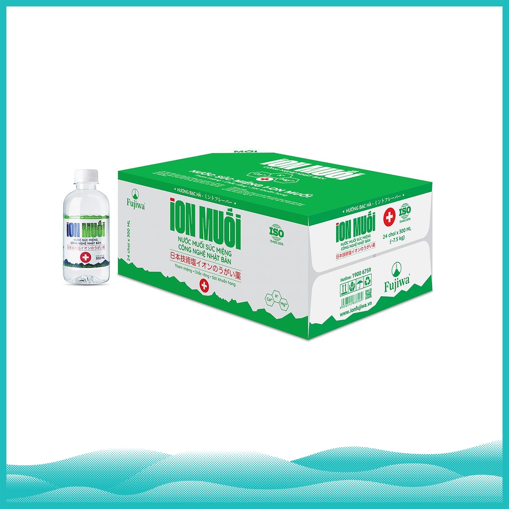 Nước Súc Miệng I-ON Muối - Thùng 24 Chai