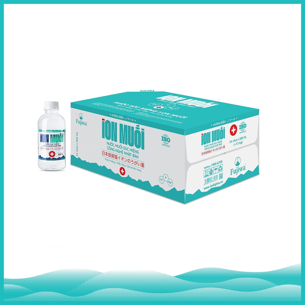 Nước Súc Miệng I-ON Muối - Thùng 24 Chai