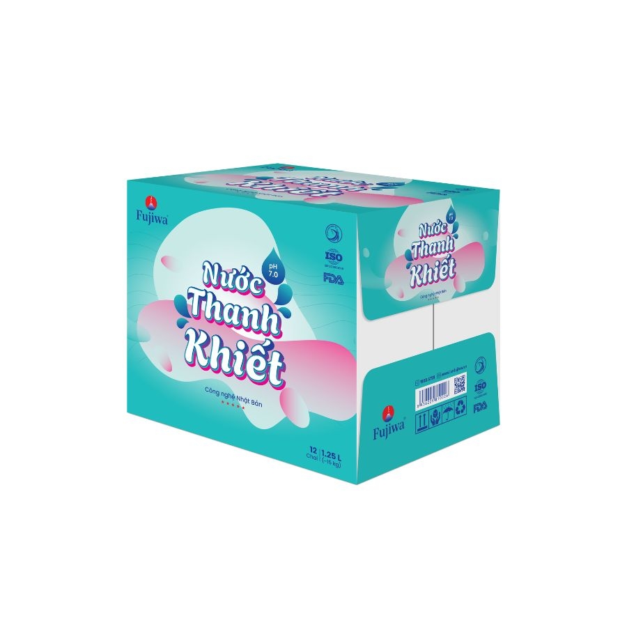Nước uống Thanh Khiết Fujiwa - Thùng 12 chai