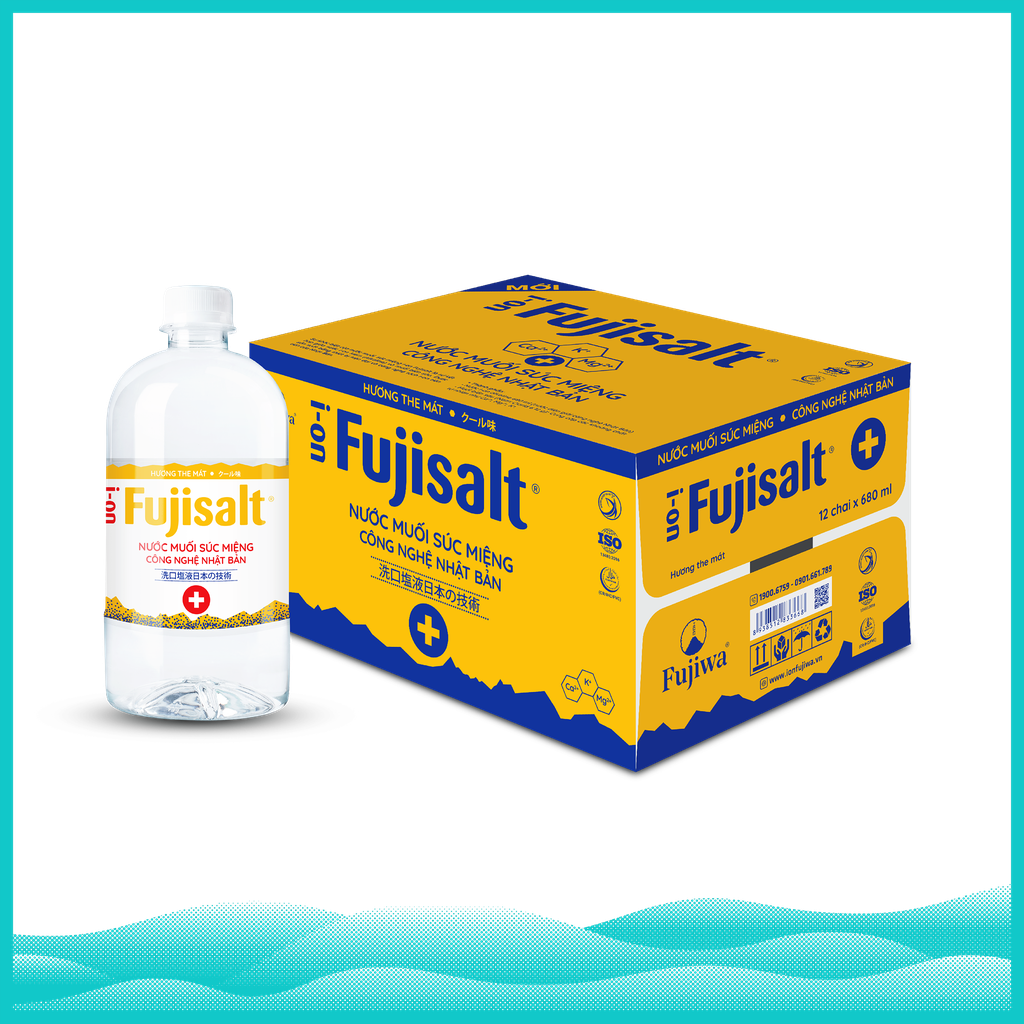 Nước Muối Súc Miệng I-ON Fujisalt - Thùng 12 Chai