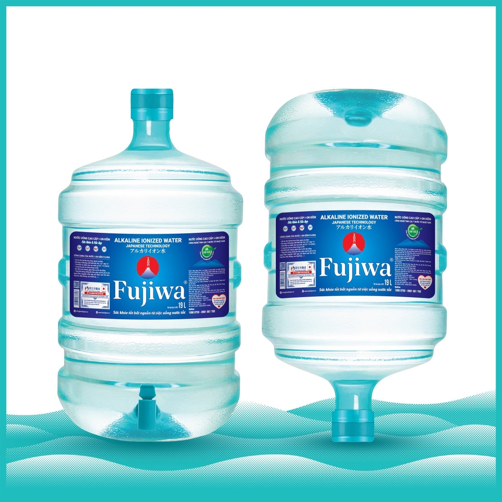 Nước Uống I-ON Kiềm Cao Cấp Fujiwa Bình 18L