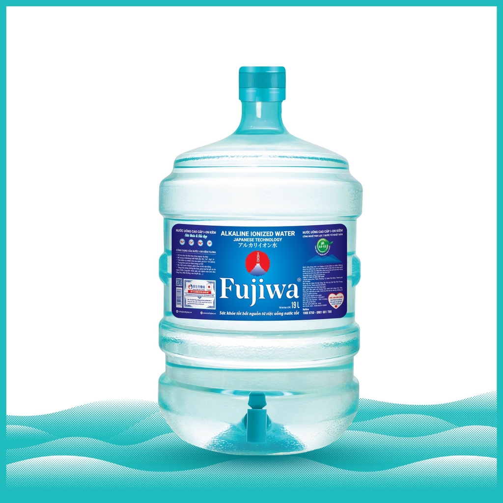 Nước Uống I-ON Kiềm Cao Cấp Fujiwa Bình 18L