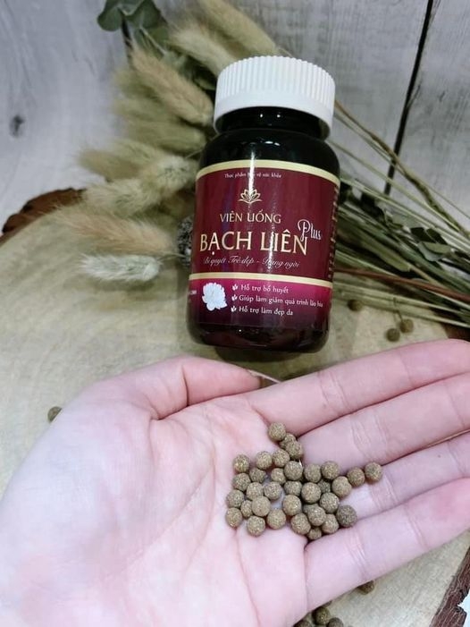 Viên uống Bạch Liên Plus điều hòa nội tiết tố, chống lão hóa da