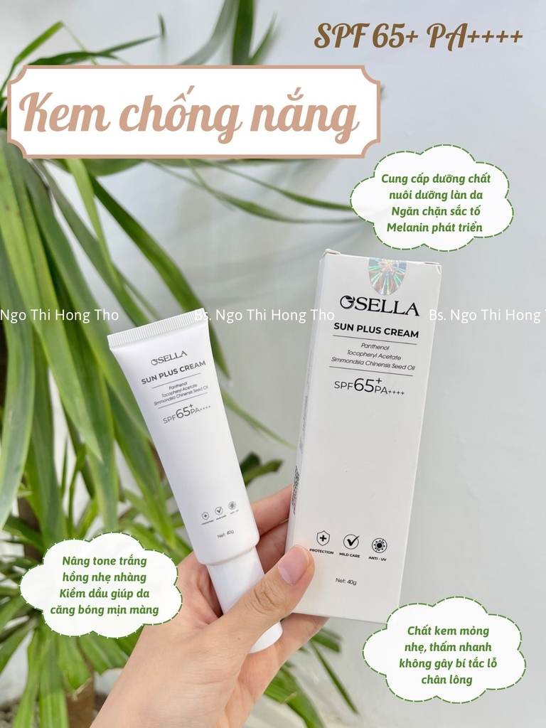 Kem chống nắng Sun Plus Cream SPF65+