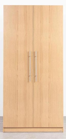 Tủ Quần Áo Gỗ MDF 2 Cánh Tay Nắm
