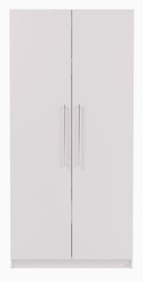 Tủ Quần Áo Gỗ MDF 2 Cánh Tay Nắm