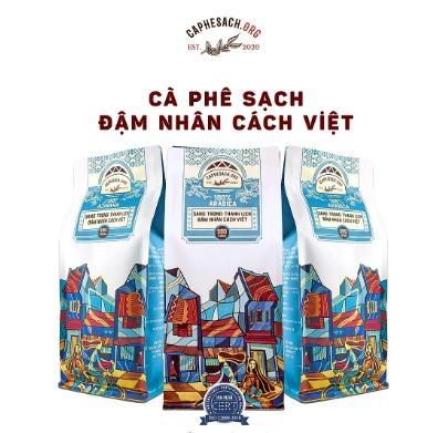 Cà phê Arabica nguyên chất ĐẬM NHÂN CÁCH VIỆT 500g