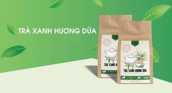 Trà Xanh Hương Dứa - Túi 150gr