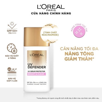 Kem Chống Nắng L’Oreal Mịn Nhẹ Nâng Tông Giảm Thâm 50ml