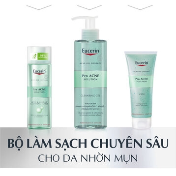 Gel Rửa Mặt Eucerin Cho Da Nhờn Mụn 400ml