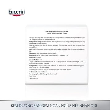 Kem Dưỡng Eucerin Ngăn Ngừa Lão Hóa Ban Đêm 50ml