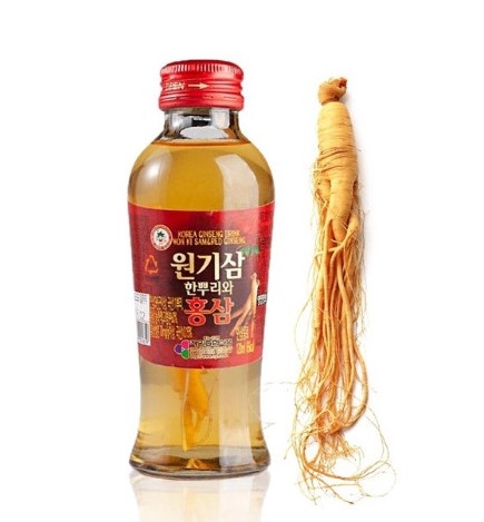 Nước hồng sâm có củ Won Ki Sam 120ml x 10 chai