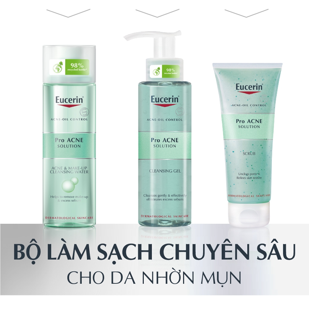 Nước Tẩy Trang Eucerin Dành Cho Da Nhờn Mụn 200ml