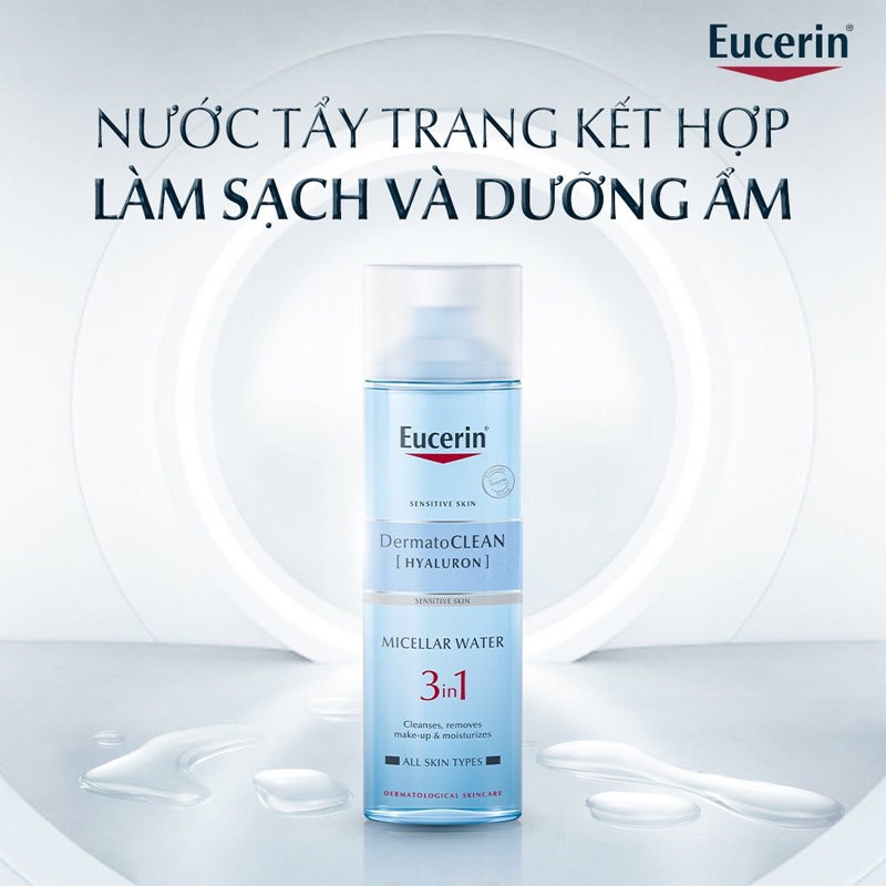 Nước Tẩy Trang Eucerin Dịu Nhẹ Cho Da Nhạy Cảm 100ml