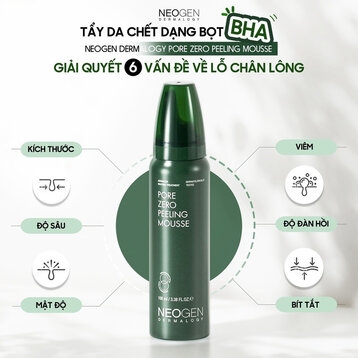 Tẩy Da Chết Neogen Dạng Bọt Mịn BHA Làm Sạch Sâu 100ml