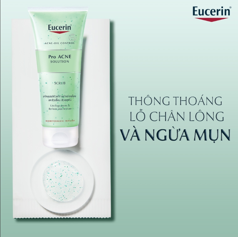 Tẩy Tế Bào Chết Eucerin Dành Cho Da Nhờn Mụn 100ml