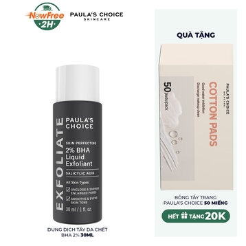 Dung Dịch Tẩy Da Chết Paula’s Choice BHA 2% 30ml Skin Perfecting 2% BHA Liquid