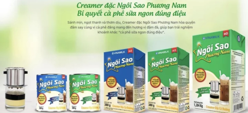 Sữa Đặc Ngôi Sao Phương Nam Dạng Hộp 380g - Xanh lá