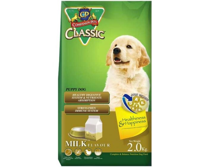 Thức ăn cho chó con Classic Pets Puppy Vị hạt sữa 2kg