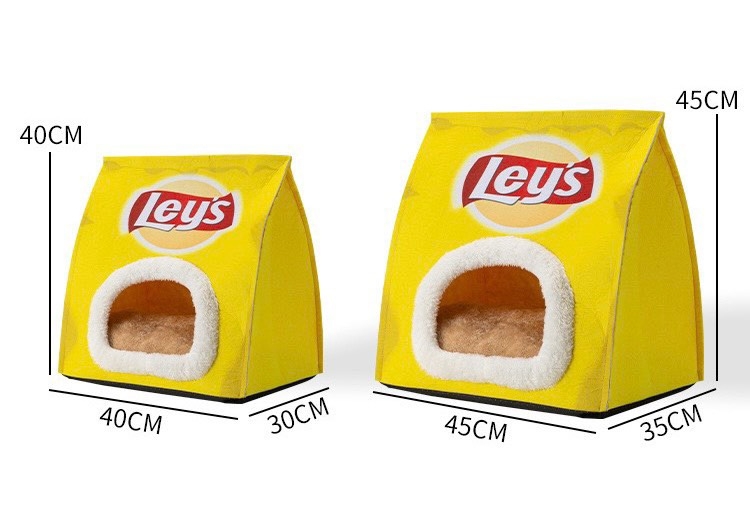 Ổ nệm Lay’s L 45x35x45cm dành cho Chó Mèo nằm