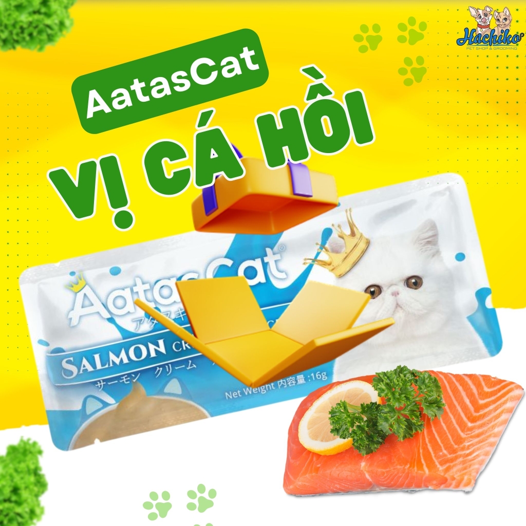 Aatas xốt kem gà/ cá ngừ/ cá hồi 16g