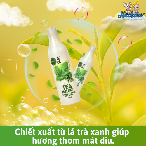 Sữa tắm tinh chất trà xanh cho Chó/Mèo Joyce & Dolls Tea Melody 400ml