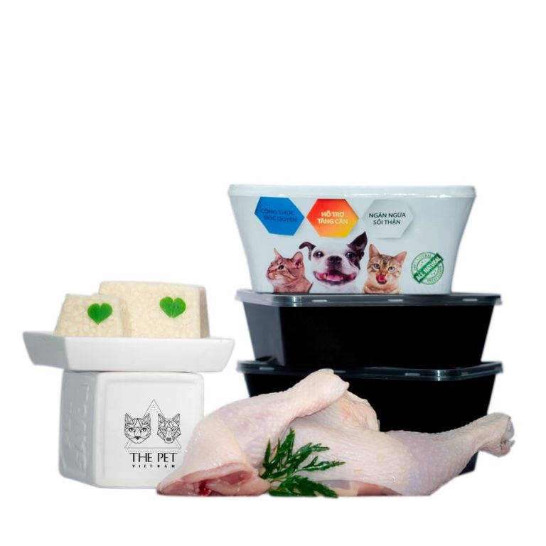 Pate tươi The Pet Viet Nam dành cho Chó/Mèo 1kg đủ hương vị