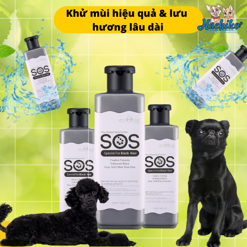 Sữa tắm SOS dành cho cún lông màu đen 530ml