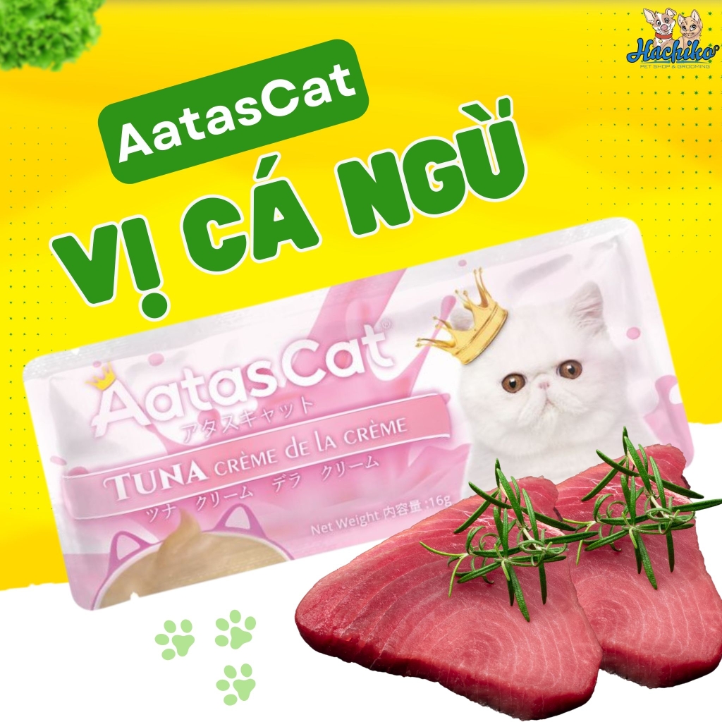 Aatas xốt kem gà/ cá ngừ/ cá hồi 16g