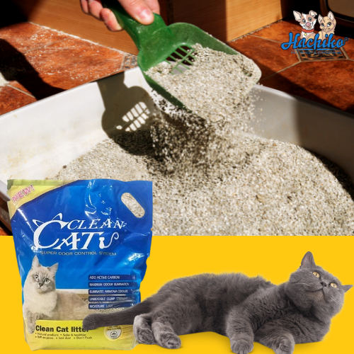 Cát vệ sinh than hoạt tính Clean Cat dành cho mèo 8L