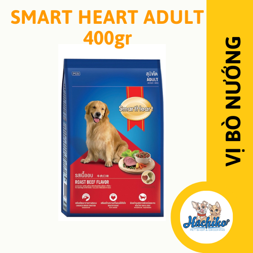 Thức ăn chó lớn vị bò nướng - Smart heart adult Thái Lan