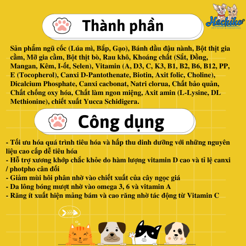 Thức ăn cho chó trưởng thành KEOS vị bò và rau củ