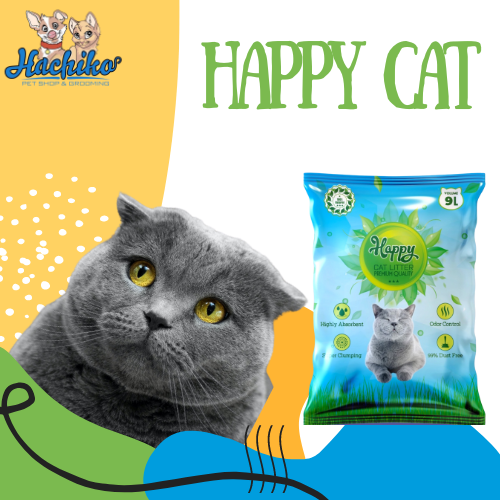 Cát vệ sinh cho mèo Happy Cat 9 lít - 5.6kg