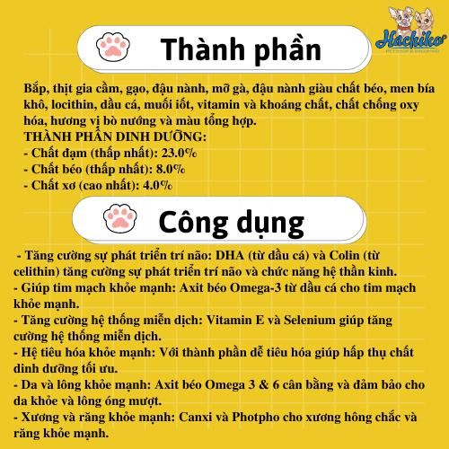 Thức ăn hạt cho chó nhỏ lông dài Smartheart Small