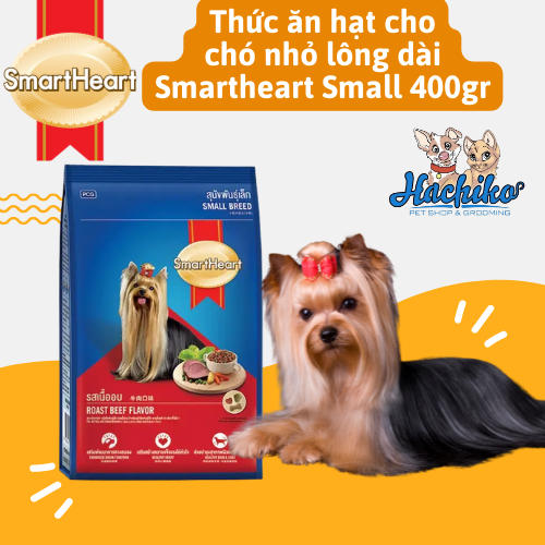 Thức ăn hạt cho chó nhỏ lông dài Smartheart Small