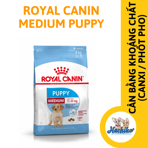 Thức ăn cho chó con Royal Canin Medium Puppy 