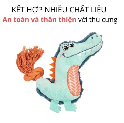 Đồ chơi nhai gặm hình cá sấu FOFOS