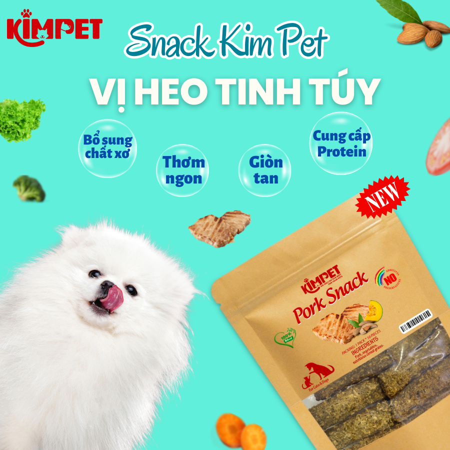 Snack Kim Pet 4 vị thơm ngon cho Chó & Mèo